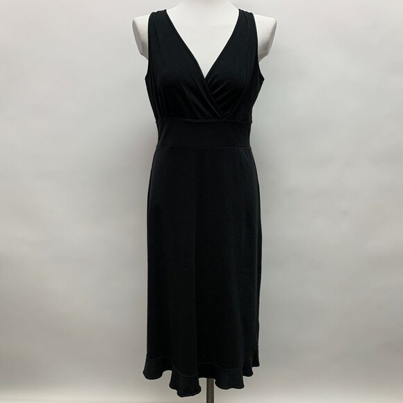 Charter Club Women's Dress 6 Black Sleeveless V-Neck NWT - Picture 1 of 9